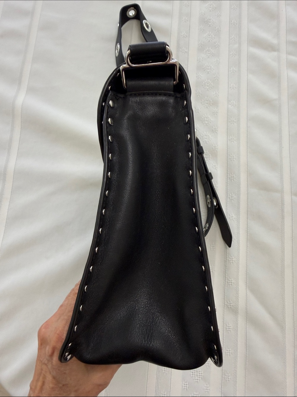 Rebecca Minkoff Black Studded Crossbody Bag - Women. Barely worn! Like New!! - Picture 5 of 7